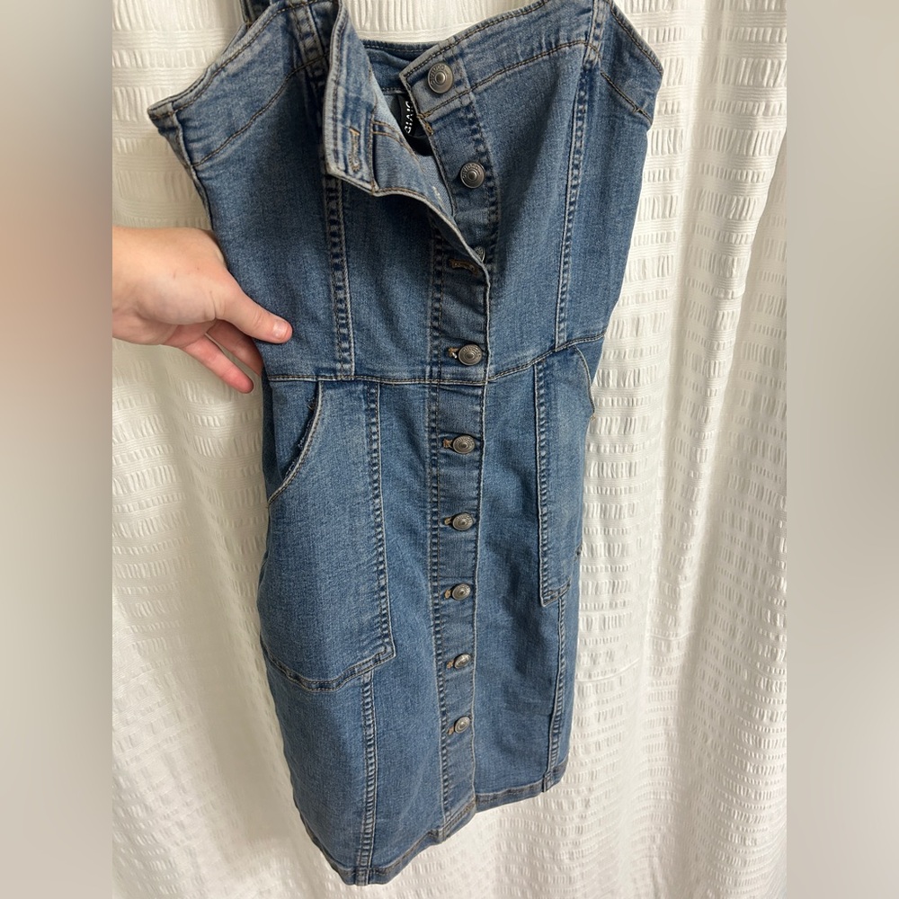 H&M Blue Denim Dress